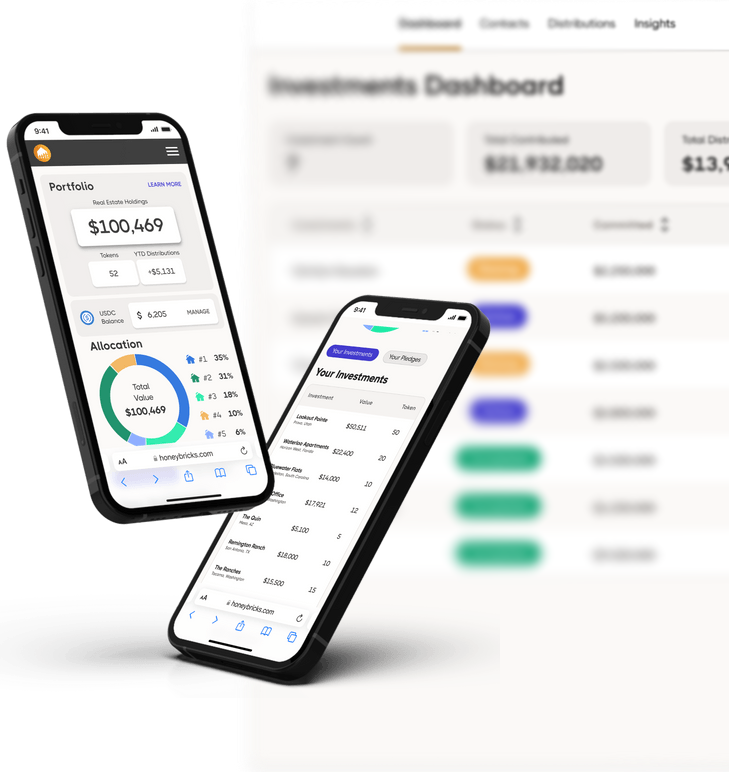Honeybricks App Mockup