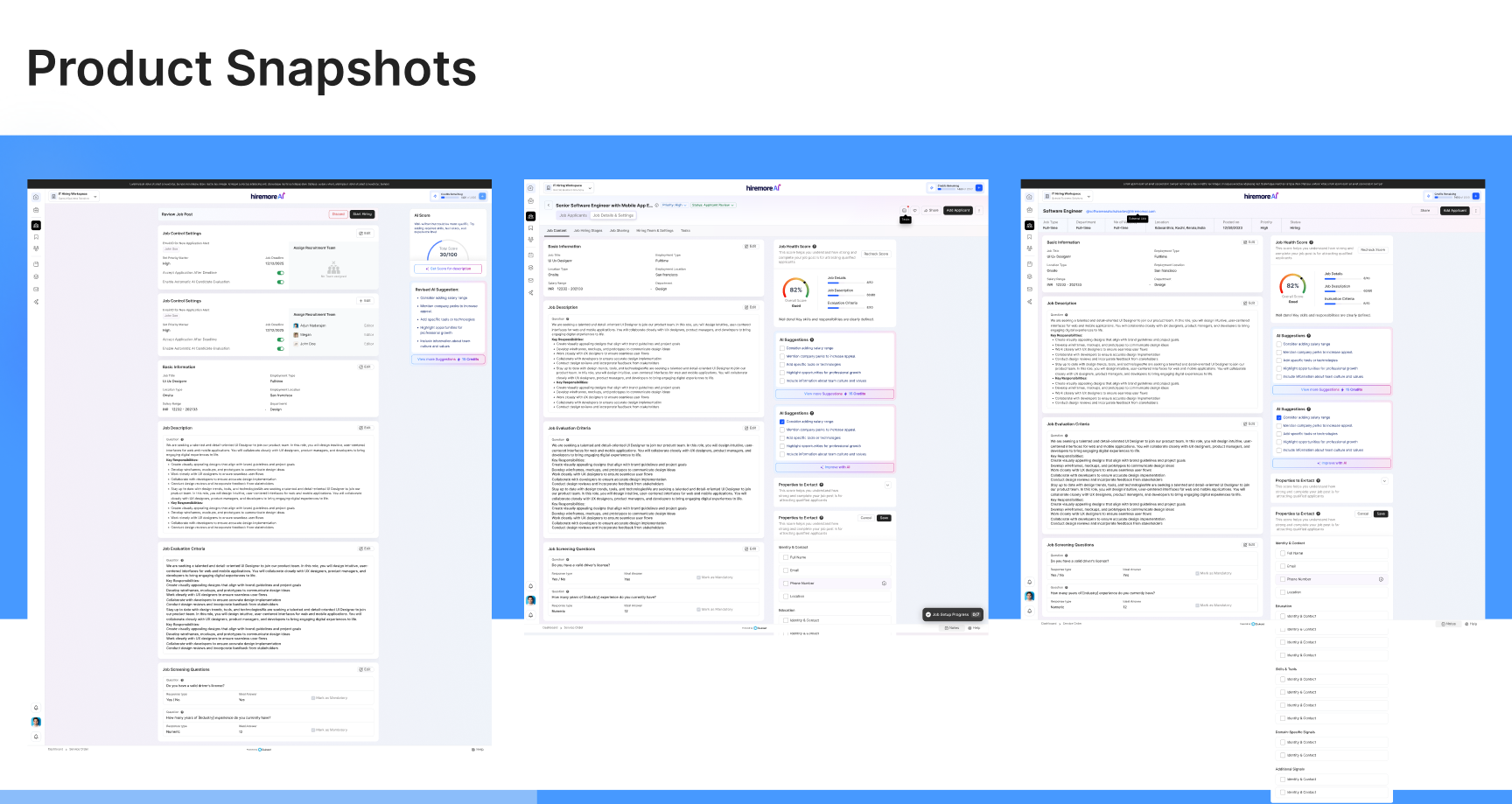 HireMore recruitment workflow