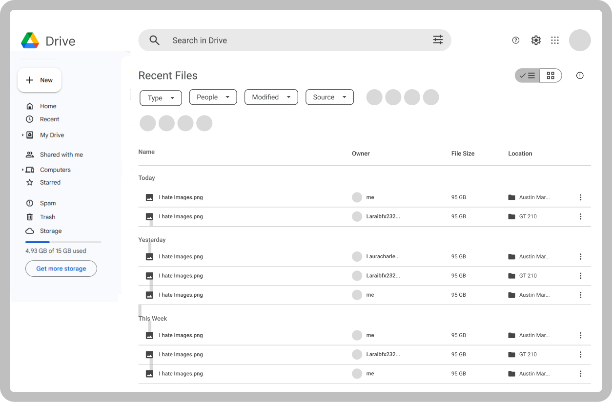 Wireframe layout 2