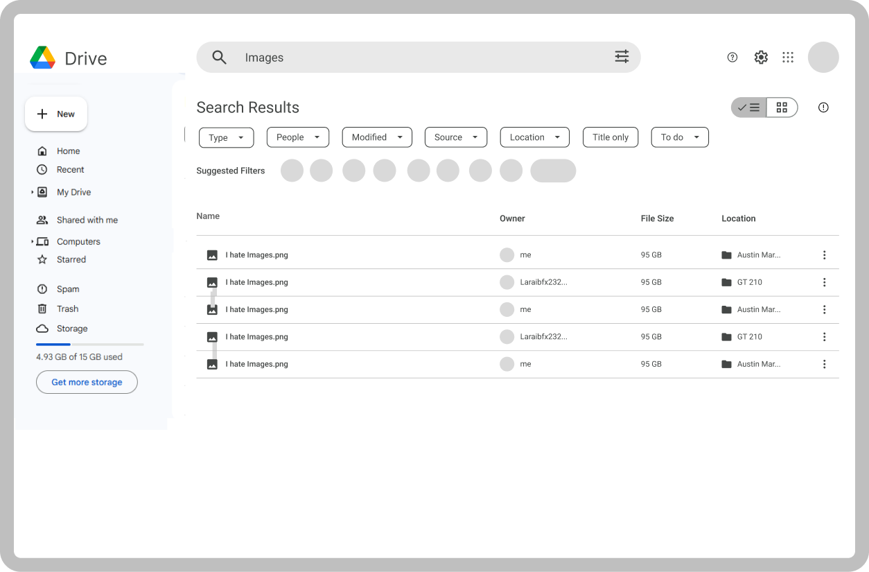 Wireframe layout 3