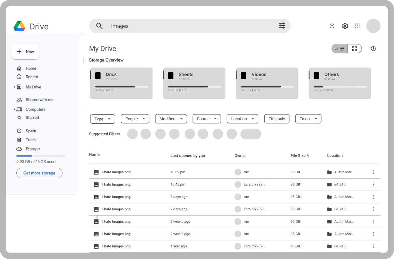 Wireframe layout 4
