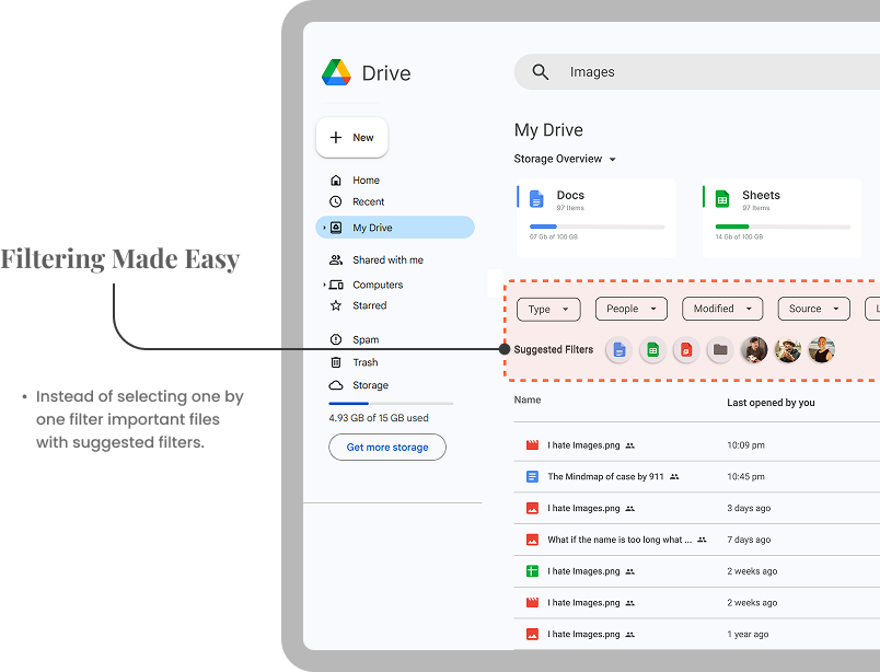 Filtering UI Breakdown