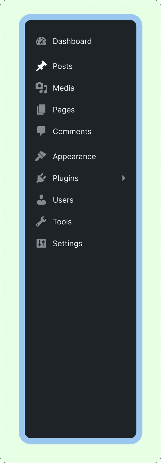 Clean Redesigned Sidebar